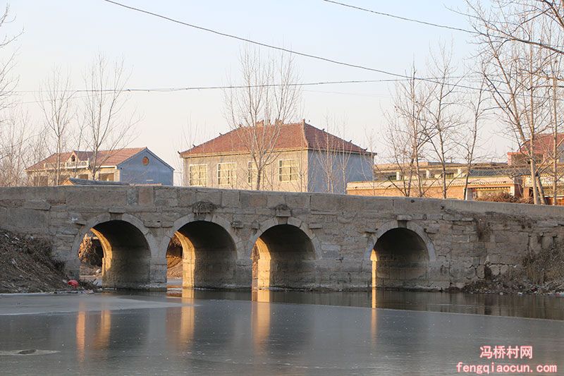 冬天的古石桥